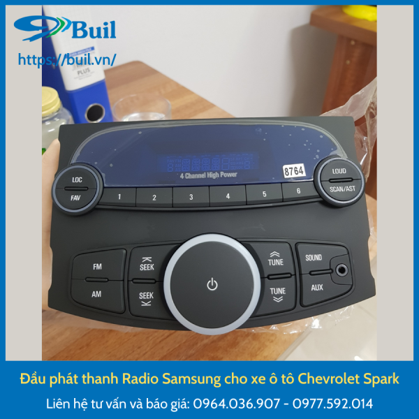 Đầu phát thanh Radio Samsung cho xe ô tô Chevrolet Spark