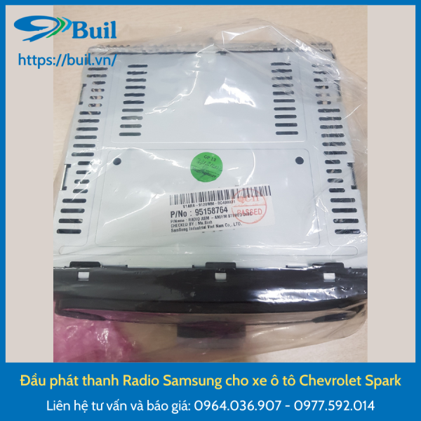 Đầu phát thanh Radio Samsung cho xe ô tô Chevrolet Spark Hà Nội